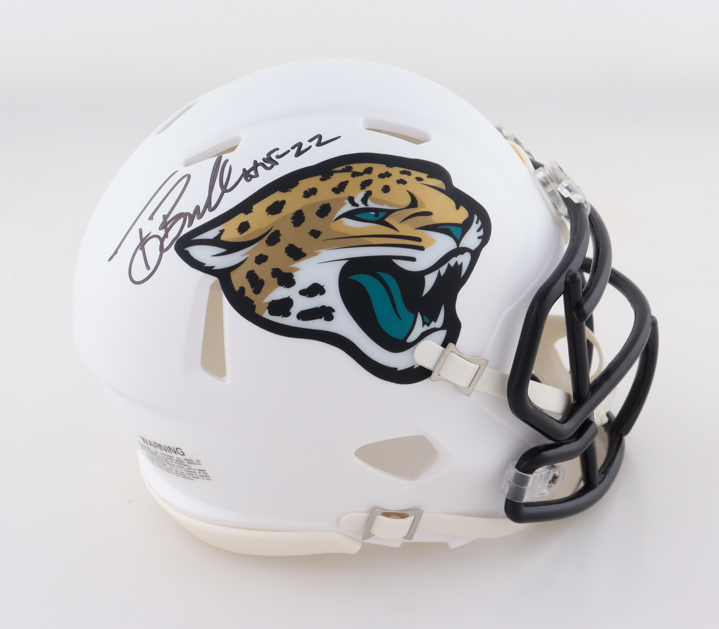 Tony Boselli Signed Jaguars Alternate Speed Mini Helmet Inscribed "HOF 22" (Schwartz) at PristineAuction.com Tony Boselli Signed Jaguars Alternate Speed Mini Helmet Inscribed "HOF 22" (Schwartz) at PristineAuction.com