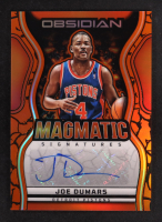 Joe Dumars 2024-25 Panini Obsidian Magmatic Signatures Electric Etch Orange Flood #39 #49/99 at PristineAuction.com