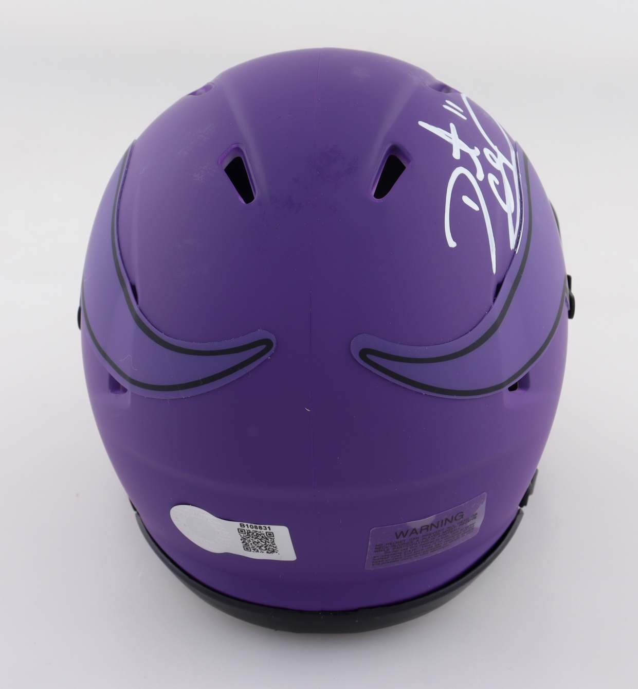 Daunte Culpepper Signed Vikings Rave Alternate Speed Mini Helmet (Schwartz) at PristineAuction.com Daunte Culpepper Signed Vikings Rave Alternate Speed Mini Helmet (Schwartz) at PristineAuction.com