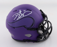 Daunte Culpepper Signed Vikings Rave Alternate Speed Mini Helmet (Schwartz) at PristineAuction.com