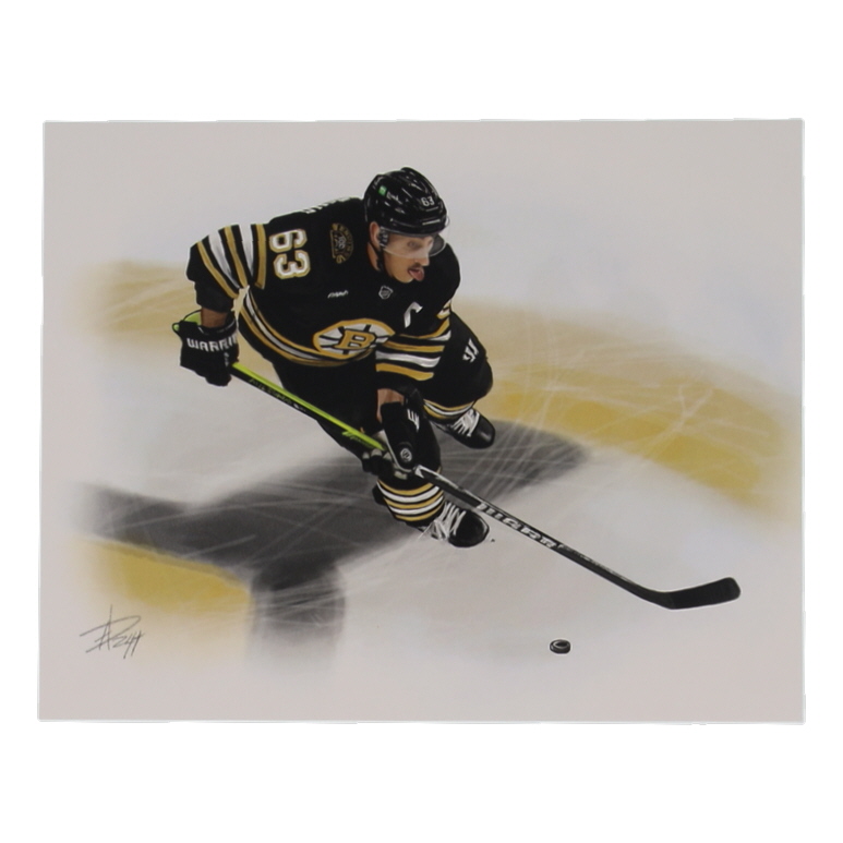"Brad Marchand" Bruins 8x10 Lithograph By Alex Douglas (ArtByAD.CA) at PristineAuction.com "Brad Marchand" Bruins 8x10 Lithograph By Alex Douglas (ArtByAD.CA) at PristineAuction.com