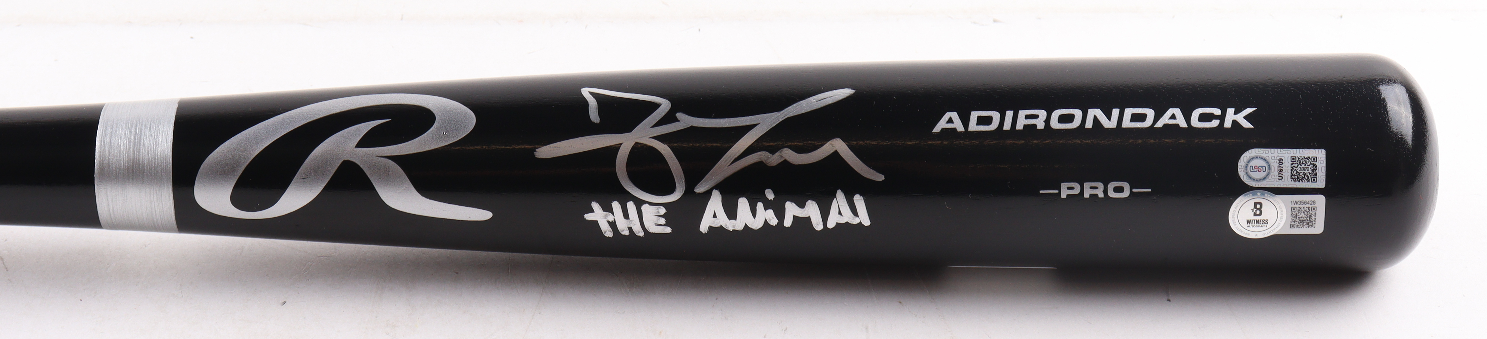 Thayron Liranzo Signed Rawlings Baseball Bat Inscribed "The Animal" (Beckett & USA SM) at PristineAuction.com Thayron Liranzo Signed Rawlings Baseball Bat Inscribed "The Animal" (Beckett & USA SM) at PristineAuction.com