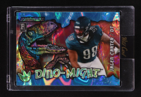 Jalen Carter 2023 Wild Card Alumination Dino-Might Raptor Teal Lava #ADJC #1/1 RC at PristineAuction.com