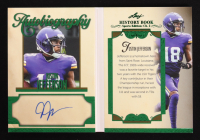Justin Jefferson 2025 Leaf History Book Sports Edition Chapter 2 Autobiography Green #AJJ3 #1/2 at PristineAuction.com