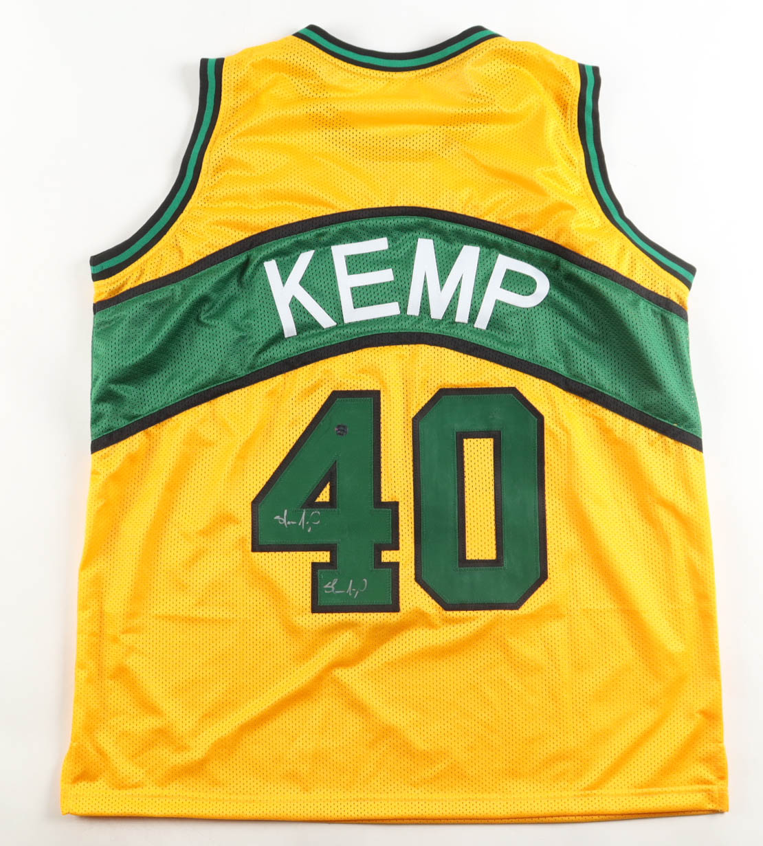 Shawn Kemp Twice-Signed Jersey (Wilder) at PristineAuction.com Shawn Kemp Twice-Signed Jersey (Wilder) at PristineAuction.com