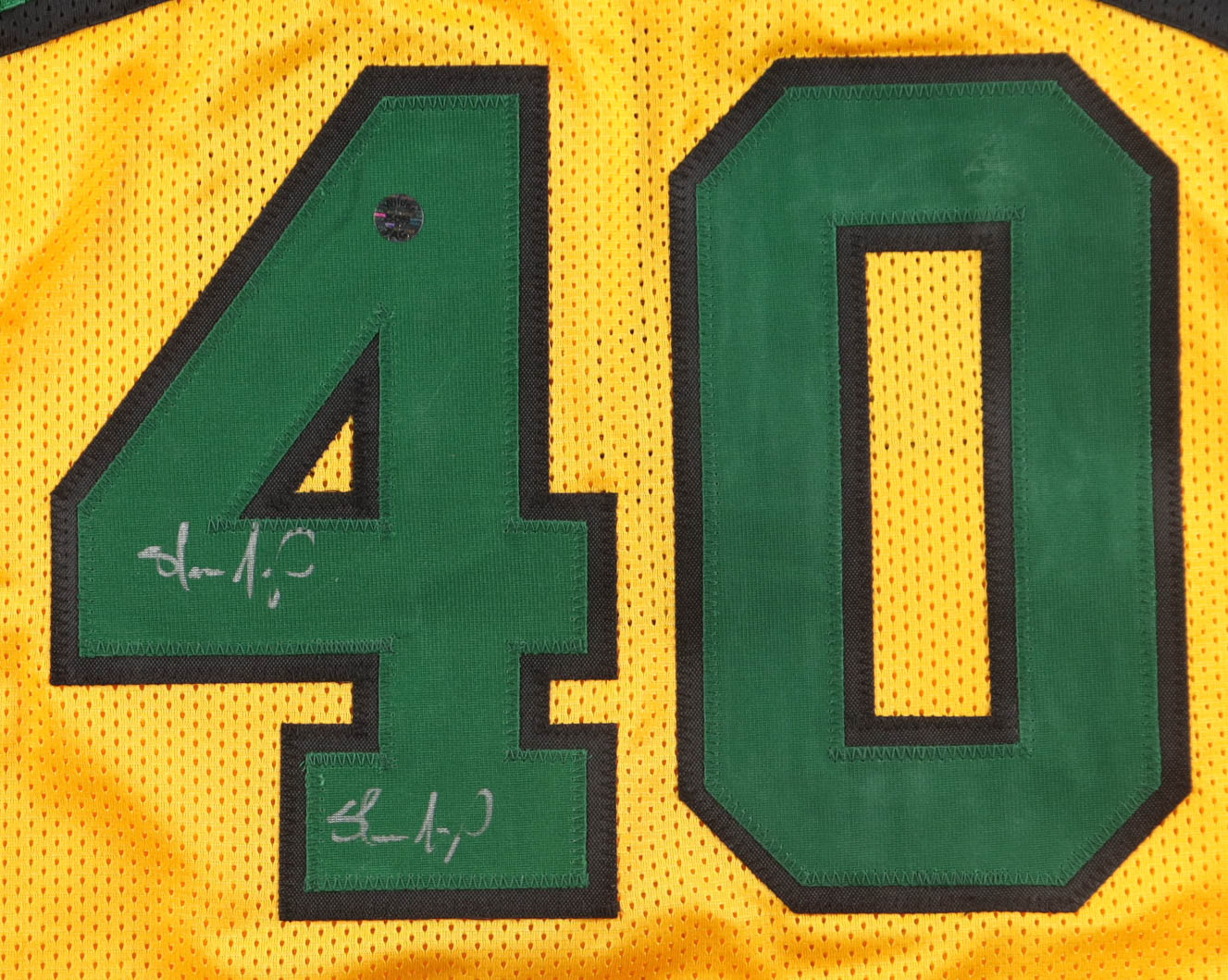 Shawn Kemp Twice-Signed Jersey (Wilder) at PristineAuction.com Shawn Kemp Twice-Signed Jersey (Wilder) at PristineAuction.com