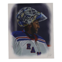 "King Henrik" Rangers 8x10 Lithograph By Alex Douglas (ArtByAD.CA) at PristineAuction.com
