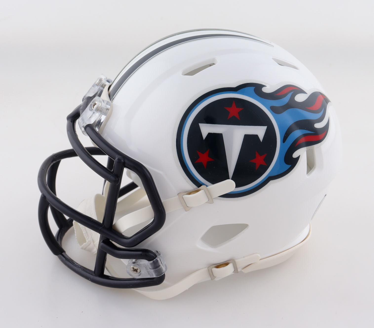 Derrick Mason Signed Titans Throwback Alternate Speed Mini Helmet (Schwartz) at PristineAuction.com Derrick Mason Signed Titans Throwback Alternate Speed Mini Helmet (Schwartz) at PristineAuction.com