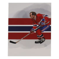 "The Flying Frenchman" Canadiens 8x10 Lithograph By Alex Douglas (ArtByAD.CA) at PristineAuction.com