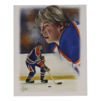 "Kurri" Oilers 8x10 Lithograph By Alex Douglas (ArtByAD.CA) at PristineAuction.com