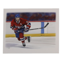 "Koivu" Canadiens 8x10 Lithograph By Alex Douglas (ArtByAD.CA) at PristineAuction.com