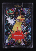 Lamine Yamal 2024 Wild Card Splat Black & Blue Sparkle #LY2 RC #6/10 at PristineAuction.com