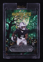 Ashton Jeanty 2025 Wild Card Haunted Hits Monster Hunt Pumpkins Green Disco #AJ RC #1/3 at PristineAuction.com