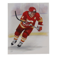 "Theo" Flames 8x10 Lithograph By Alex Douglas (ArtByAD.CA) at PristineAuction.com