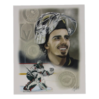 "The Flower" Penguins 8x10 Lithograph By Alex Douglas (ArtByAD.CA) at PristineAuction.com