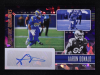 Aaron Donald 2021 Donruss Signature Highlights Autographs #38 at PristineAuction.com