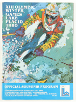 1980 Lake Placid Original USA Hockey Official Souvenir Program with Field House Schedule & USA Roster at PristineAuction.com