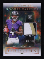 Zay Flowers 2023 Panini Origins Rookie Patches #111 #178/199 RC at PristineAuction.com