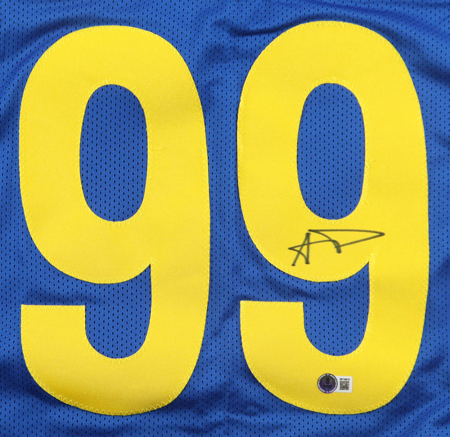 Aaron Donald Signed Jersey (Beckett) at PristineAuction.com Aaron Donald Signed Jersey (Beckett) at PristineAuction.com