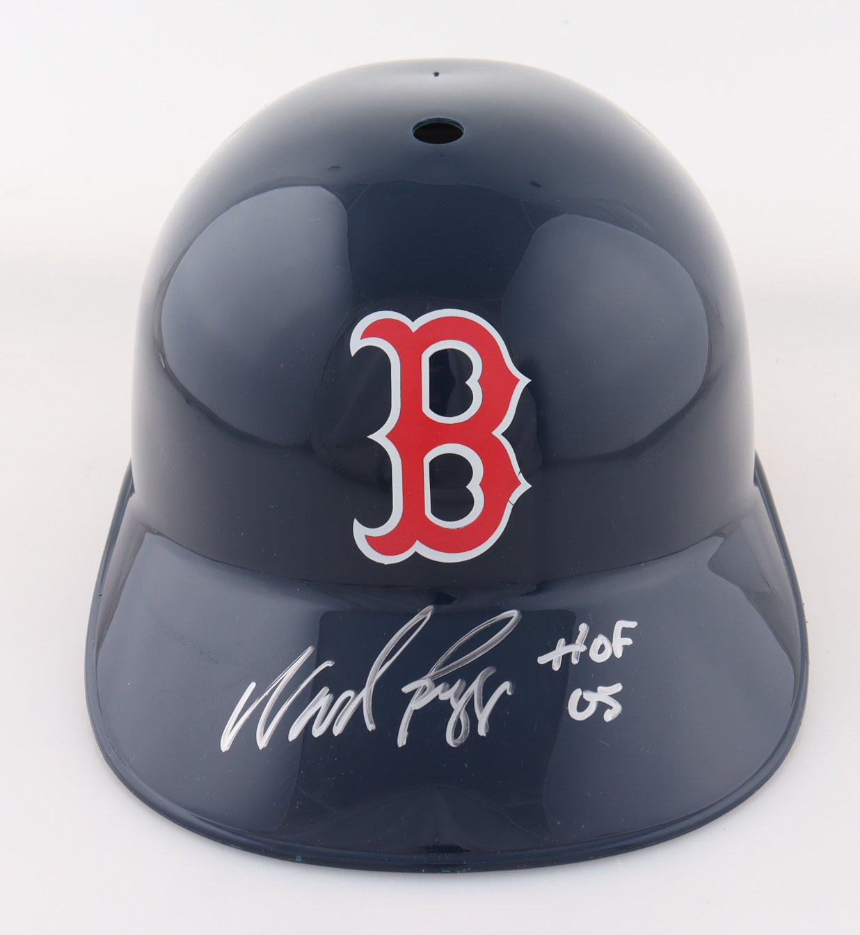 Wade Boggs Signed Red Sox Full-Size Batting Helmet Inscribed "HOF 05" (Schwartz) at PristineAuction.com Wade Boggs Signed Red Sox Full-Size Batting Helmet Inscribed "HOF 05" (Schwartz) at PristineAuction.com