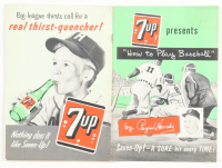 Rogers Hornsby "How to Play Baseball" Vintage Official 1956 7-Up Baseball Program at PristineAuction.com