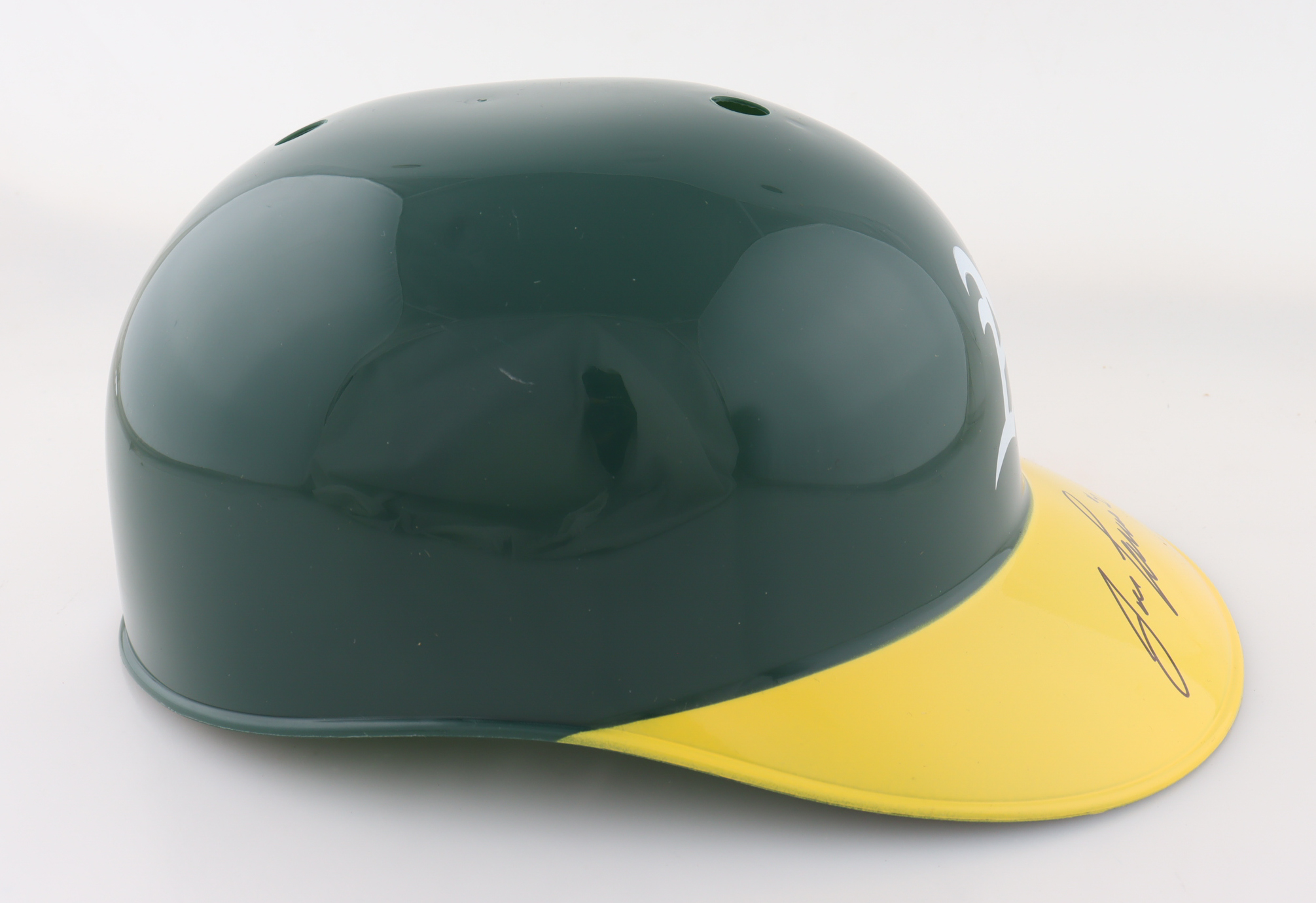 Jose Canseco Signed Athletics Full-Size Batting Helmet (Schwartz) at PristineAuction.com Jose Canseco Signed Athletics Full-Size Batting Helmet (Schwartz) at PristineAuction.com