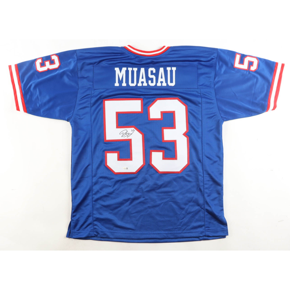 Darius Muasau Signed Jersey (JSA) at PristineAuction.com