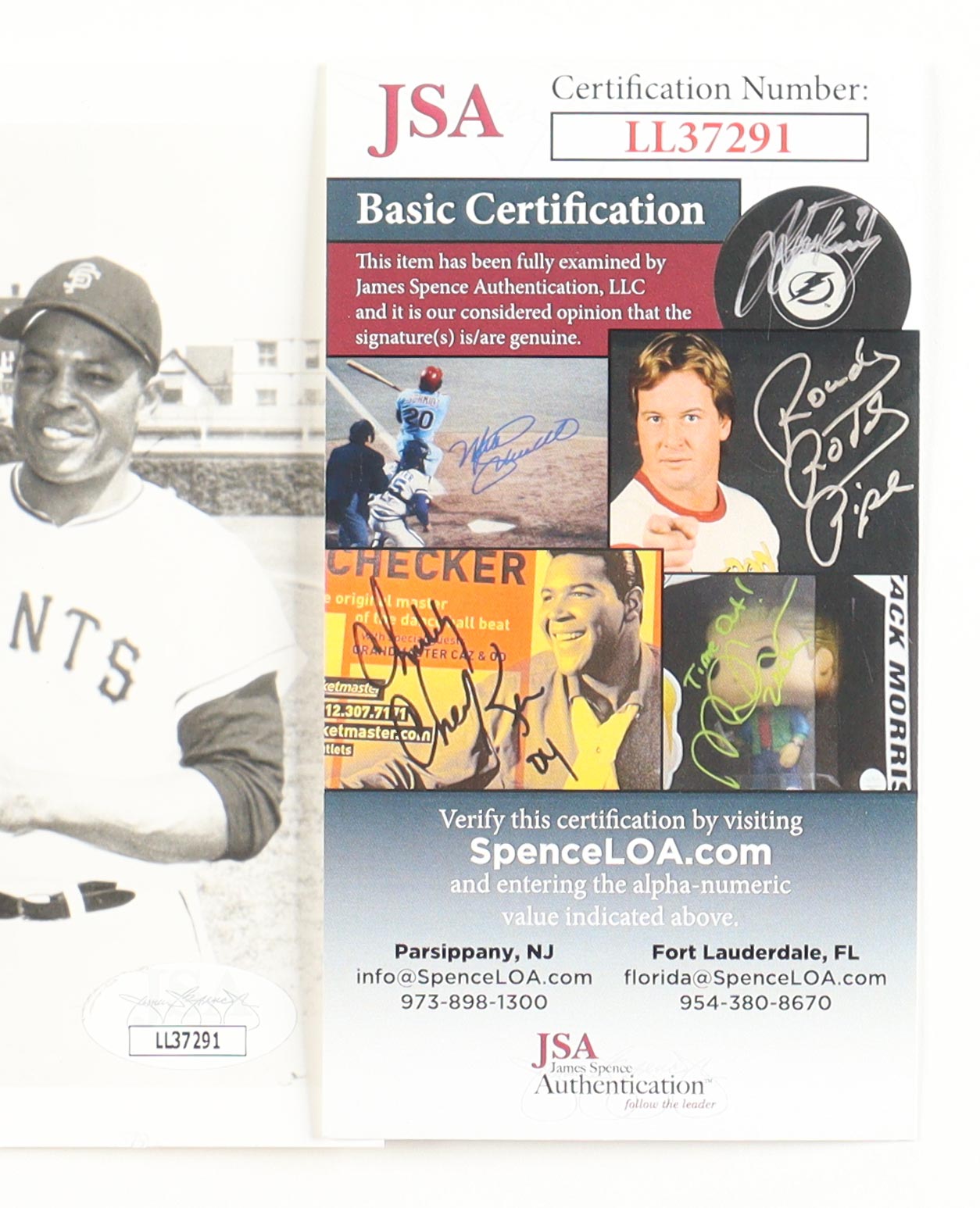 Willie Mays Signed Giants Bally's Casino 5x7 Photo (JSA) at PristineAuction.com Willie Mays Signed Giants Bally's Casino 5x7 Photo (JSA) at PristineAuction.com