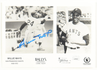 Willie Mays Signed Giants Bally's Casino 5x7 Photo (JSA) at PristineAuction.com