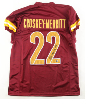 Jacory Croskey-Merritt Signed Jersey (Beckett) at PristineAuction.com