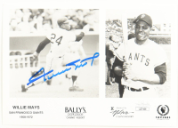 Willie Mays Signed Giants Bally's Casino 5x7 Photo (JSA) at PristineAuction.com