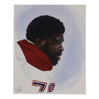"P.K." Canadiens 8x10 Lithograph By Alex Douglas (ArtByAD.CA) at PristineAuction.com