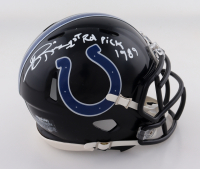 Andre Rison Signed Colts 2023 Alternate Speed Mini Helmet Inscribed "1st Rd Pick 1989" (Schwartz) at PristineAuction.com