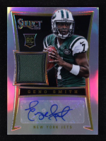 Geno Smith 2013 Select Rookie Jersey Autographs Prizm Event-Worn #190 #99/99 RC at PristineAuction.com