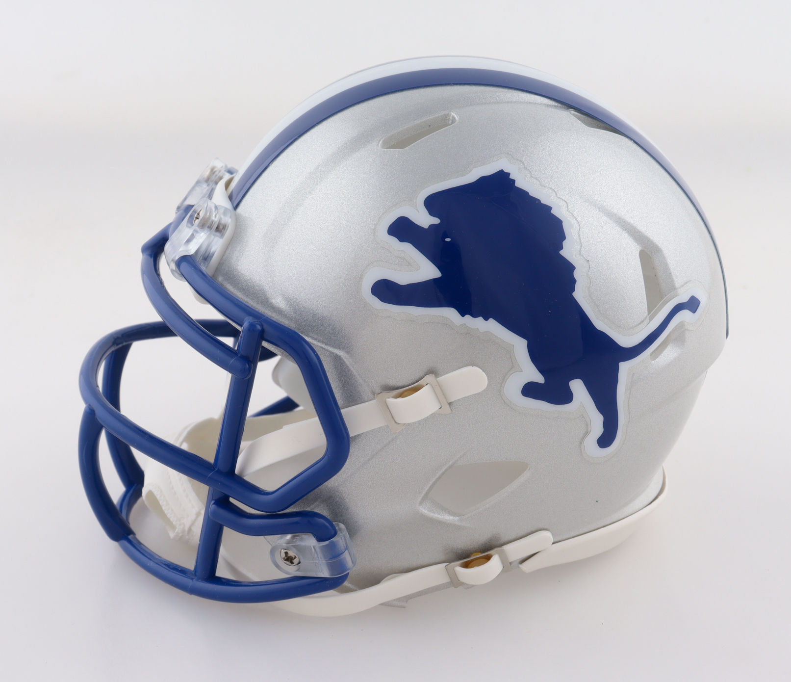 Barry Sanders Signed Lions Throwback Alternate Speed Mini Helmet (Schwartz) at PristineAuction.com Barry Sanders Signed Lions Throwback Alternate Speed Mini Helmet (Schwartz) at PristineAuction.com