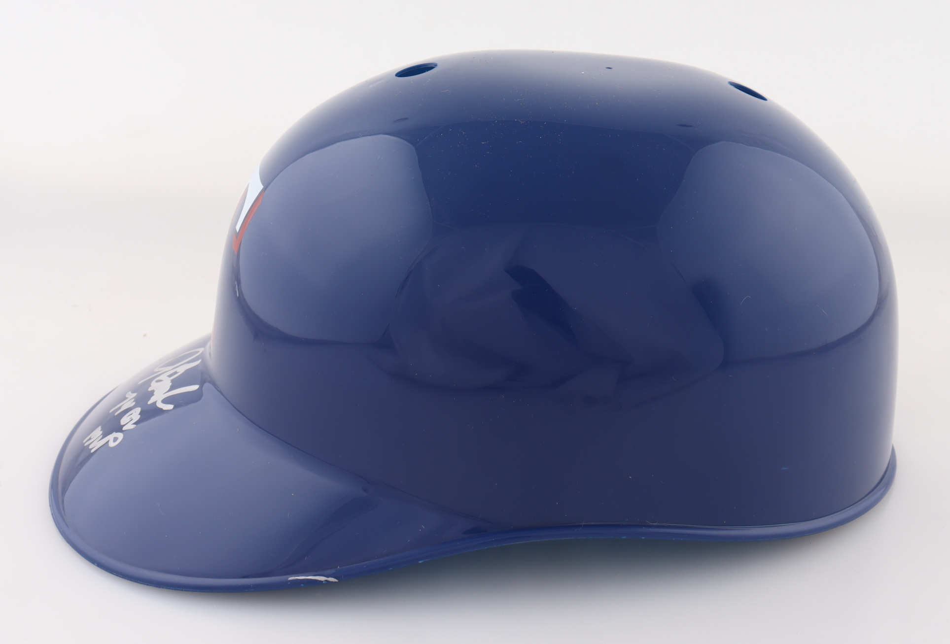 Jeff Burroughs Signed Rangers Full-Size Batting Helmet Inscribed "74 AL MVP" (Schwartz) at PristineAuction.com Jeff Burroughs Signed Rangers Full-Size Batting Helmet Inscribed "74 AL MVP" (Schwartz) at PristineAuction.com