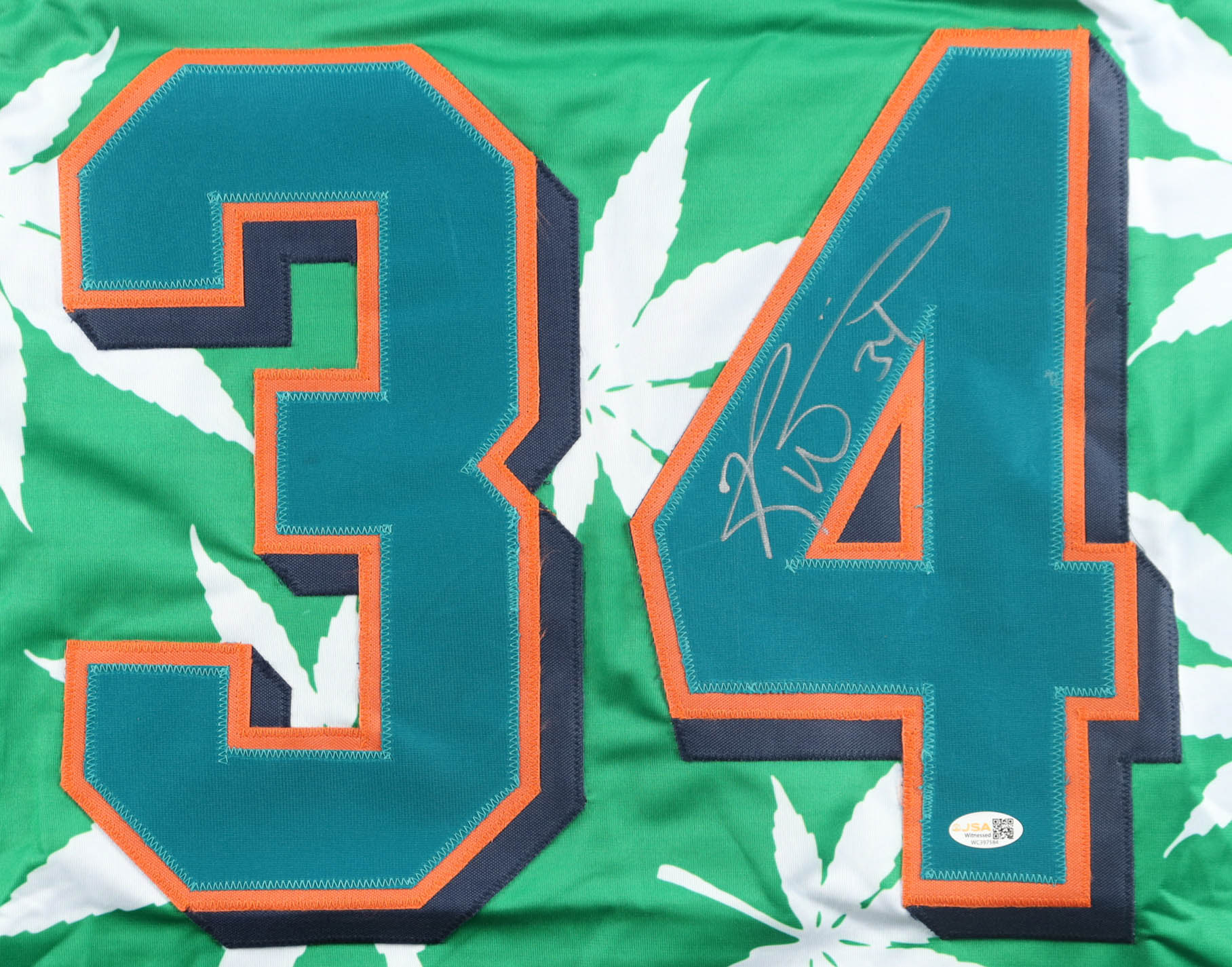 Ricky Williams Signed Jersey (JSA) at PristineAuction.com Ricky Williams Signed Jersey (JSA) at PristineAuction.com
