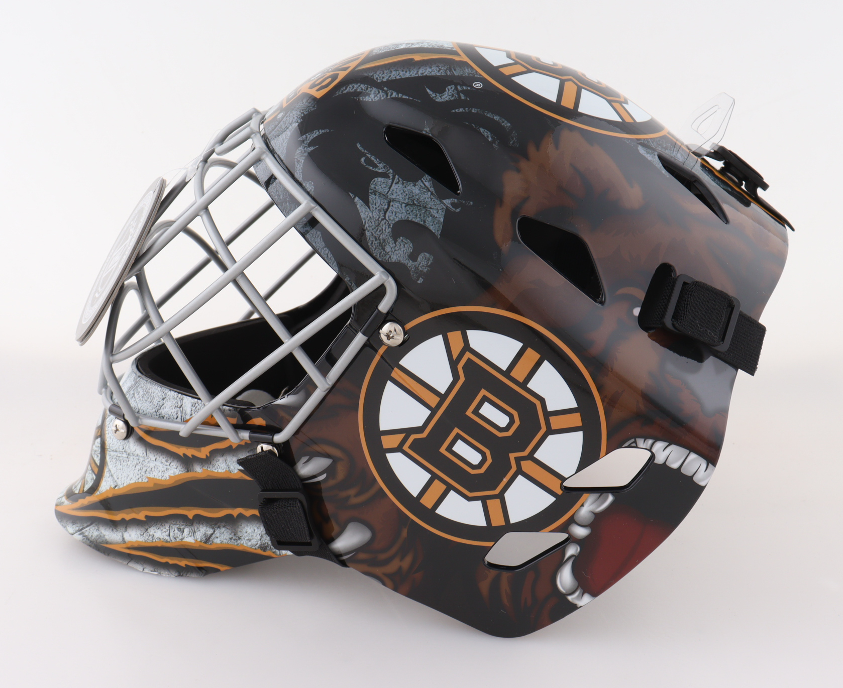 Gerry Cheevers Signed Bruins Full-Size Goalie Mask Inscribed "The Mask" (Schwartz) at PristineAuction.com Gerry Cheevers Signed Bruins Full-Size Goalie Mask Inscribed "The Mask" (Schwartz) at PristineAuction.com
