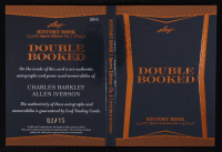 Charles Barkley / Allen Iverson 2025 Leaf History Book Sports Edition Chapter 2 Double Booked Bronze Foil #DB5 #02/15 at PristineAuction.com