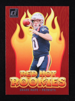 Drake Maye 2024 Donruss Red Hot Rookies #7 RC at PristineAuction.com