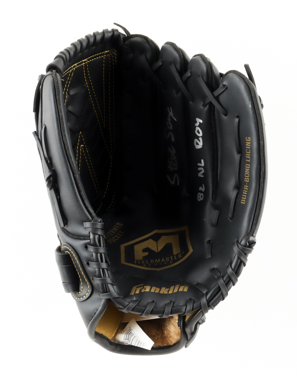 Steve Sax Signed Franklin Baseball Glove Inscribed "82 NL ROY" (Schwartz) at PristineAuction.com Steve Sax Signed Franklin Baseball Glove Inscribed "82 NL ROY" (Schwartz) at PristineAuction.com