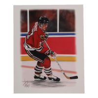 "J.R." Blackhawks 8x10 Lithograph By Alex Douglas (ArtByAD.CA) at PristineAuction.com