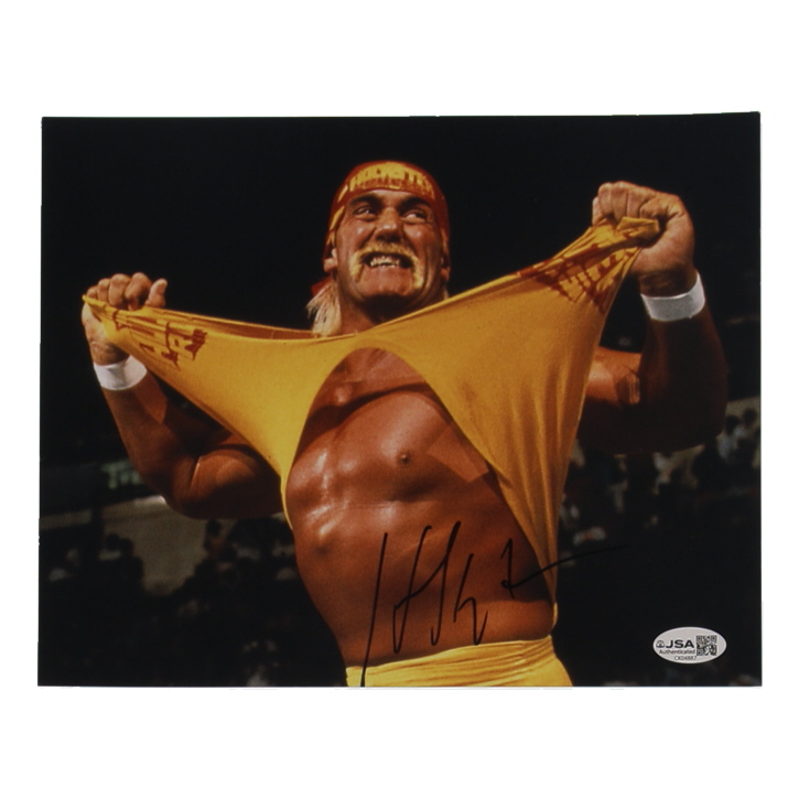 Hulk Hogan Signed WWE 8x10 Photo (JSA) at PristineAuction.com Hulk Hogan Signed WWE 8x10 Photo (JSA) at PristineAuction.com