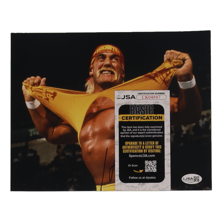 Hulk Hogan Signed WWE 8x10 Photo (JSA) at PristineAuction.com Hulk Hogan Signed WWE 8x10 Photo (JSA) at PristineAuction.com