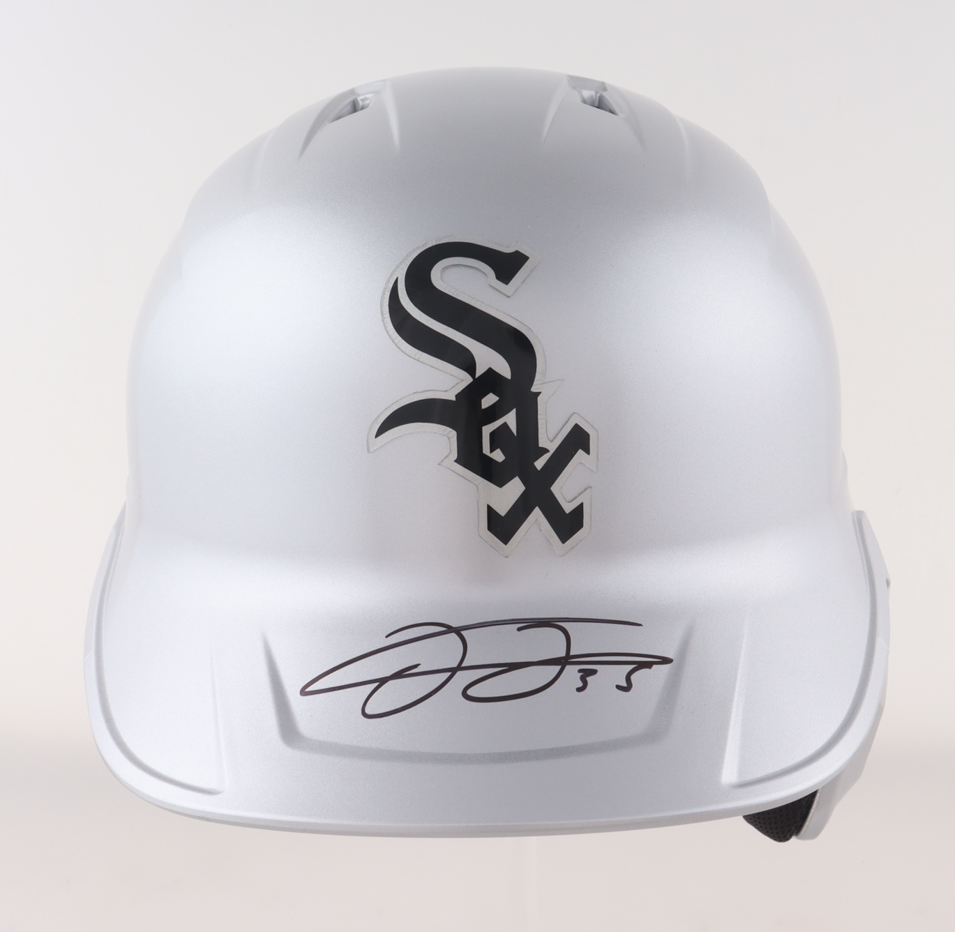 Frank Thomas Signed White Sox Full-Size Chrome Batting Helmet (Schwartz) at PristineAuction.com Frank Thomas Signed White Sox Full-Size Chrome Batting Helmet (Schwartz) at PristineAuction.com