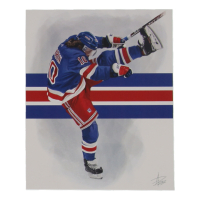 "The Breadman" Rangers 8x10 Lithograph By Alex Douglas (ArtByAD.CA) at PristineAuction.com