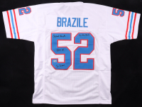 Robert Brazile Signed Jersey Inscribed "HOF 18", "Dr. Doom" & "7x Pro Bowl" (Beckett) at PristineAuction.com