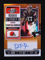 Dorian Thompson-Robinson 2023 Panini Contenders Optic Orange #110 AU RC #25/50 at PristineAuction.com
