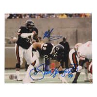 Mike Singletary & Dan Hampton Signed Bears 8x10 Photo (Beckett) at PristineAuction.com