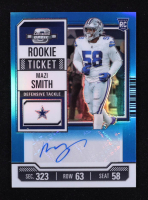 Mazi Smith 2023 Panini Contenders Optic Teal #188 RC #99/99 at PristineAuction.com